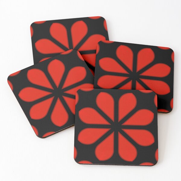 Item preview, Bright Red Kaleidoscope Pattern (Seamless) 10 designed and sold by Swabcraft.
