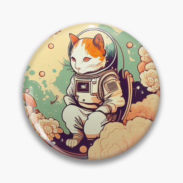 Item preview, astro cat  to the moon designed and sold by Deluzion.
