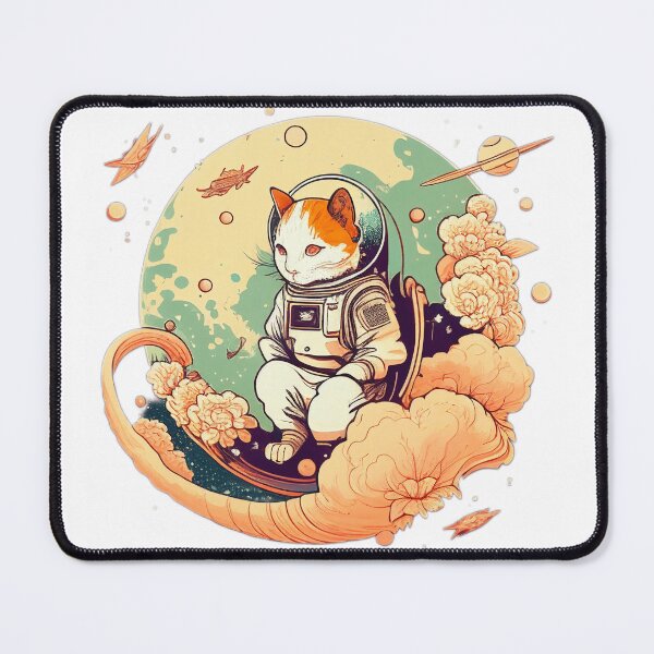 Item preview, astro cat to the moon designed and sold by Deluzion.