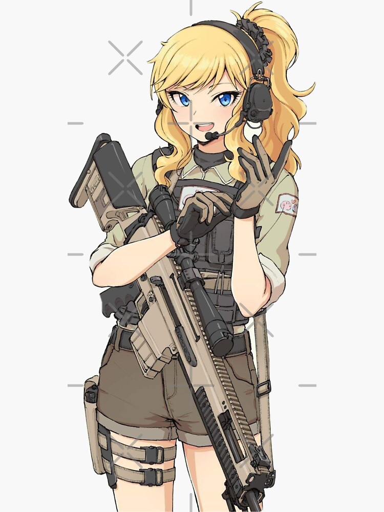 Imagen 3 de 3, Pegatina con la obra Colección de operadores de Waifu, diseñada y vendida por TaxThisFedBoy.