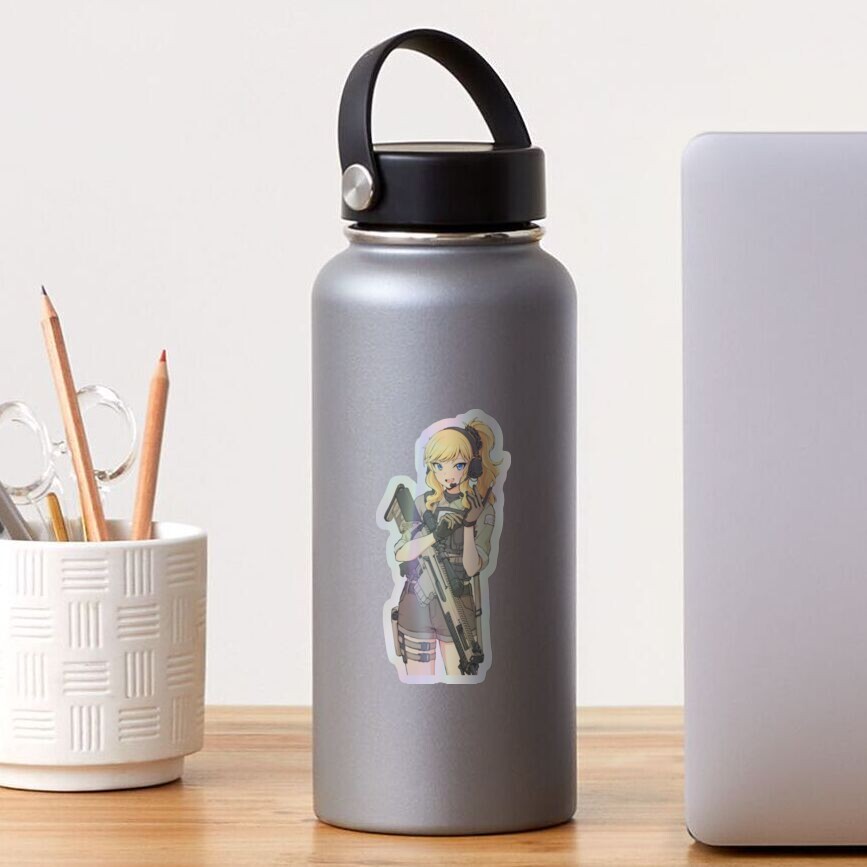 Vista previa del artículo con la obra «Pegatina holográfica», diseñado y vendido por TaxThisFedBoy.