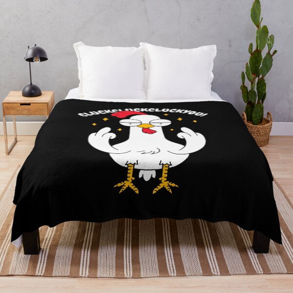 Item preview, Cluckcluckcluckyou! designed and sold by Quilimo Studio.