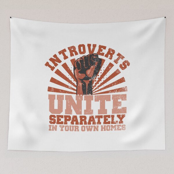 Item preview, Introverts Unite Separately In Your Own Homes designed and sold by Gekharita.