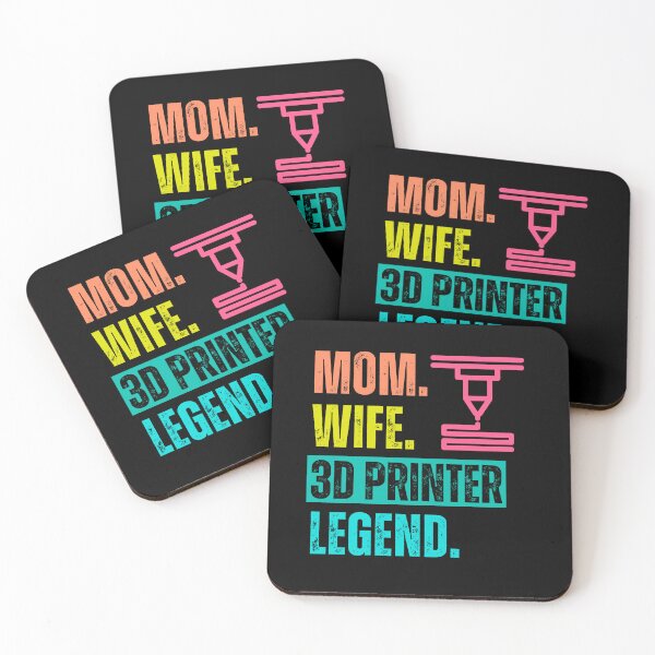 Item preview, Mom. Wife. 3D Printer. Legend. designed and sold by BadAttitudeTees.