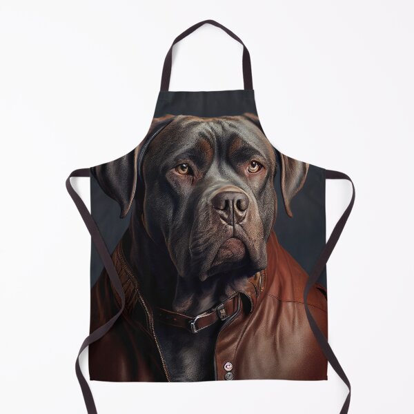 Artikelvorschau, Cane Corso wearing leather jacket - Dog Breed Portrait entworfen und verkauft von Nalaxation.