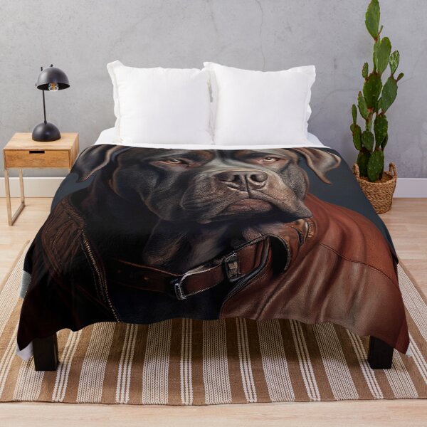 Artikelvorschau, Cane Corso wearing leather jacket - Dog Breed Portrait entworfen und verkauft von Nalaxation.