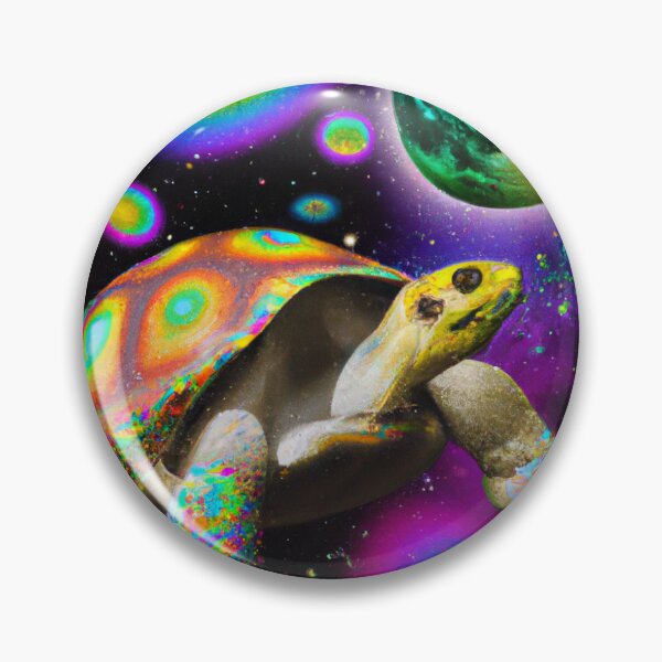 Item preview, Space tortoise 1 designed and sold by VibrantThemes.
