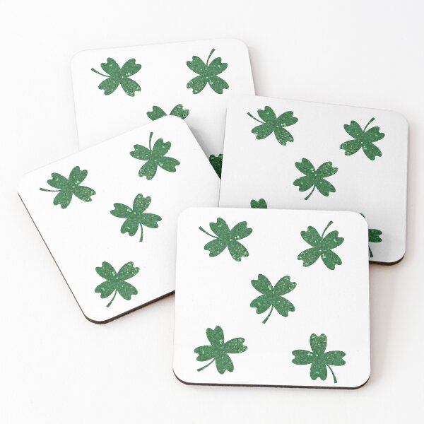 Item preview, Green Glitter Four Leaf Clovers designed and sold by HoorayDesigns.