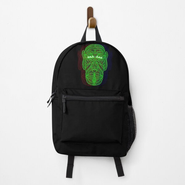 Item preview, Abstract face #11 - green with red & blue shadows designed and sold by DaveDanchuk.