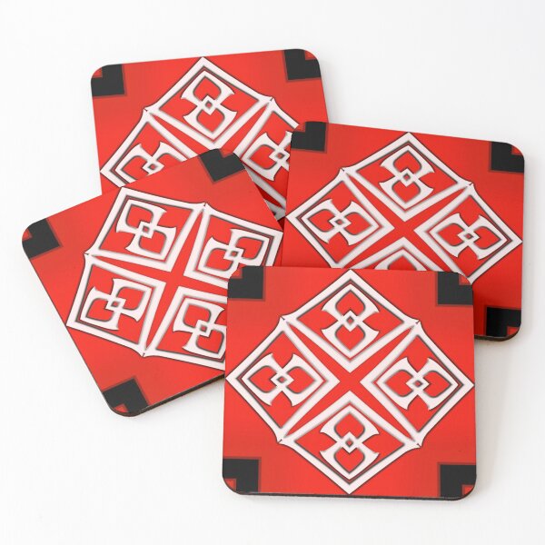 Item preview, Bright Red Kaleidoscope Pattern (Seamless) 17 designed and sold by Swabcraft.