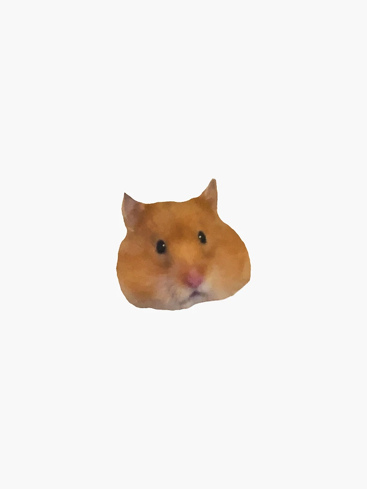 x hamster, hamster face,hamster life | Sticker