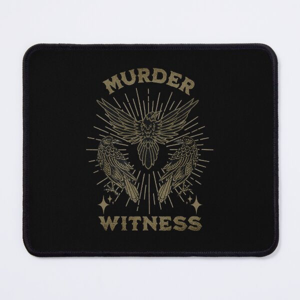 Item preview, Murder Witness Crows Bird Pun Parody Funny designed and sold by itsrturn.
