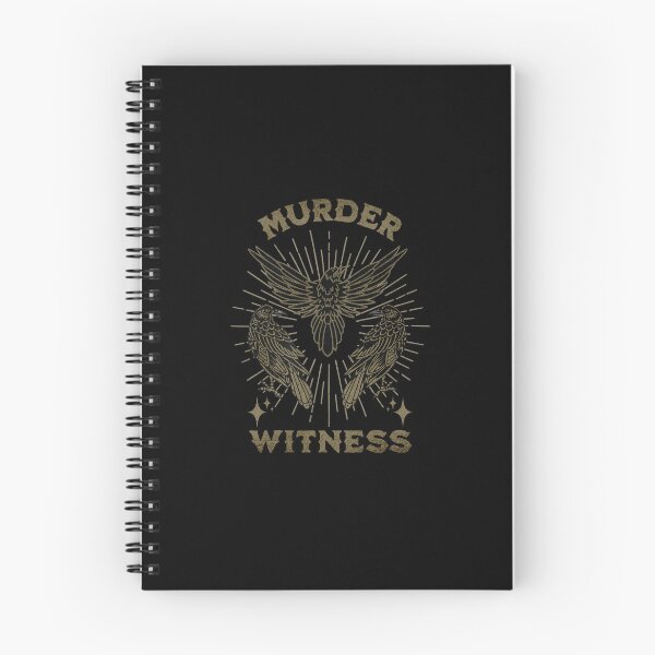 Item preview, Murder Witness Crows Bird Pun Parody Funny  designed and sold by itsrturn.
