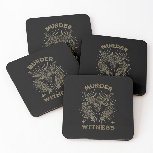 Item preview, Murder Witness Crows Bird Pun Parody Funny  designed and sold by itsrturn.