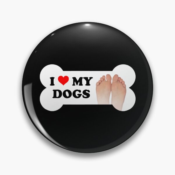 Item preview, I Love My Dogs Bumper Sticker designed and sold by snazzyseagull.