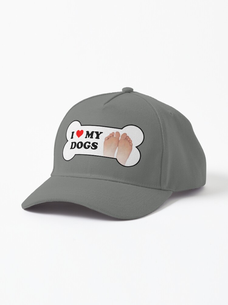I Love My Dogs Bumper Sticker Cap for Sale by snazzyseagull Redbubble
