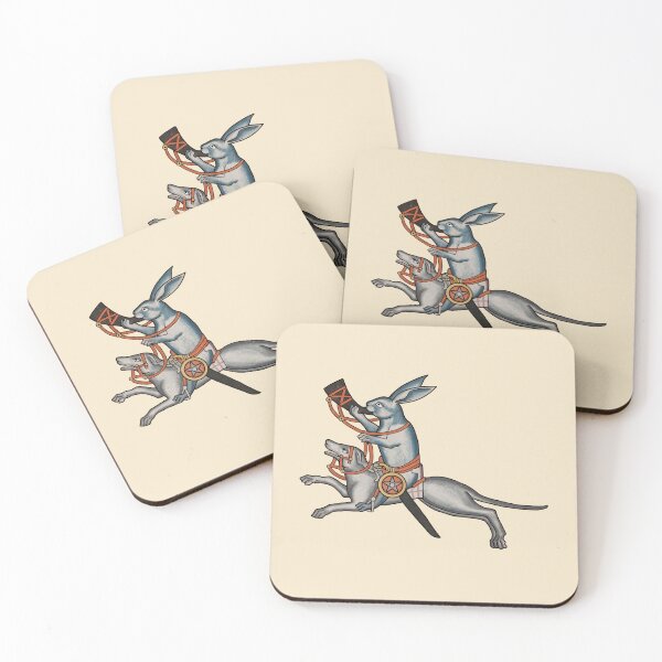 Item preview, Medieval Rabbit riding a hound designed and sold by ebrawne.