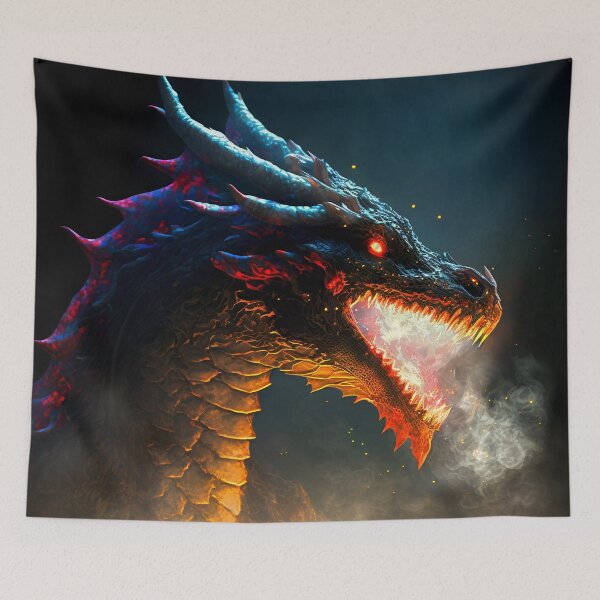 Item preview, Fierce Inferno: The Dark Dragon's Breath designed and sold by oanaunciuleanu.