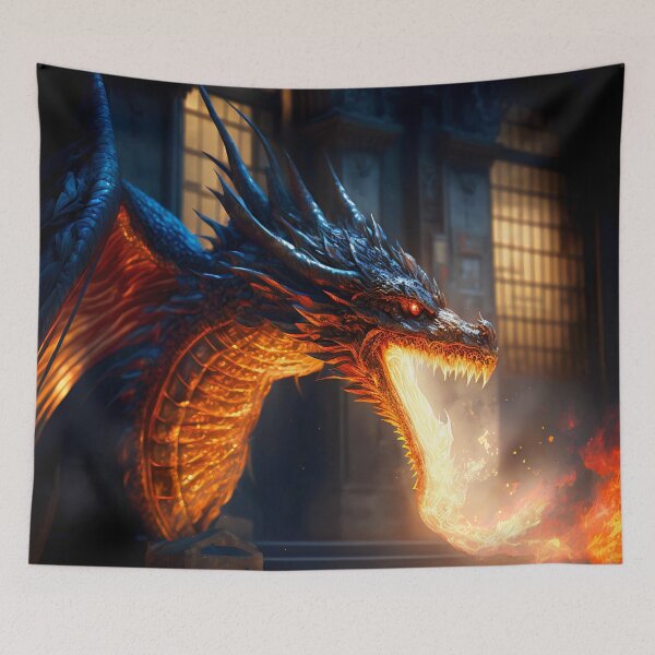Item preview, Fierce Inferno: The Dark Dragon's Breath designed and sold by oanaunciuleanu.