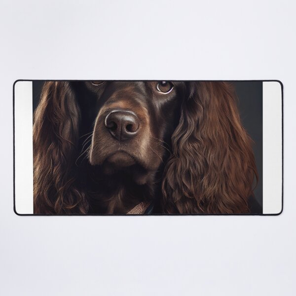 Item preview, Cocker Spaniel Dog wearing leather jacket - Dog Breed Portrait designed and sold by Nalaxation.
