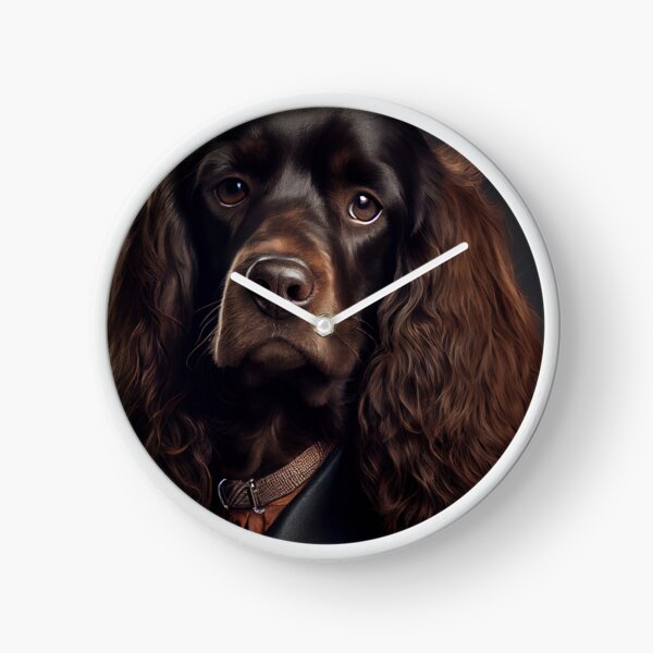 Item preview, Cocker Spaniel Dog wearing leather jacket - Dog Breed Portrait designed and sold by Nalaxation.