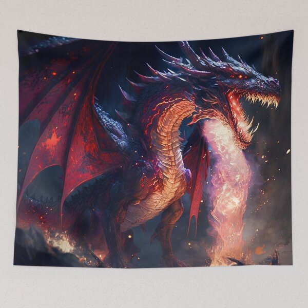Item preview, Fierce Inferno: The Dark Dragon's Breath designed and sold by oanaunciuleanu.