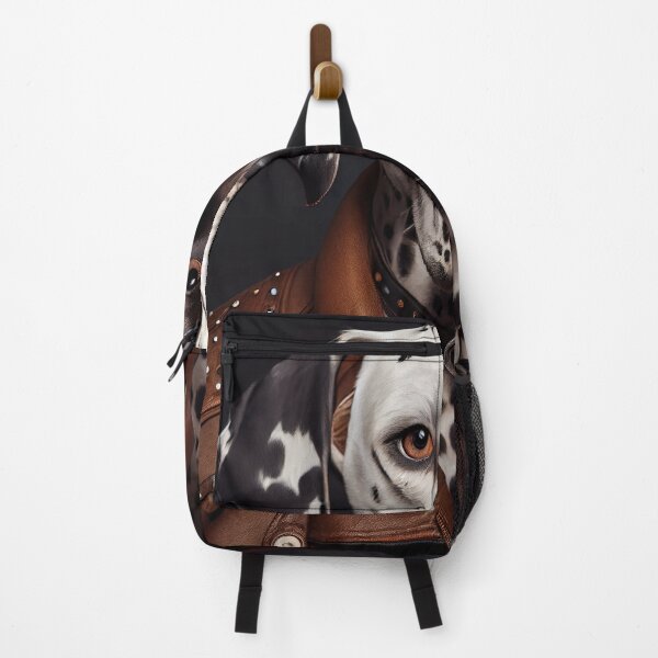 Item preview, Dalmatian Dog wearing leather jacket - Dog Breed Portrait designed and sold by Nalaxation.
