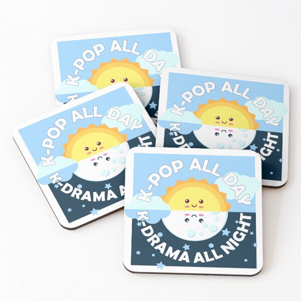 Item preview, K-POP ALL DAY, K-DRAMA ALL NIGHT designed and sold by hotlikekimchi.