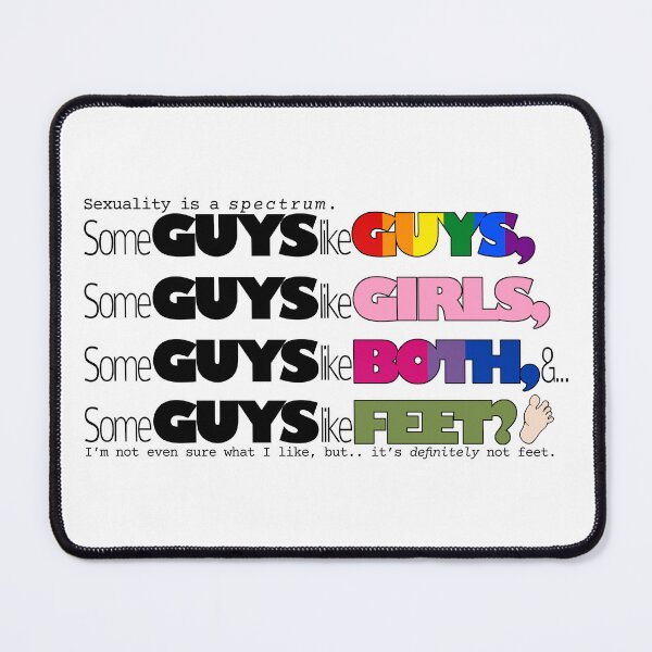 Item preview, Love, Victor - Some guys like... feet? (for light backgrounds) designed and sold by The Shop @ Freaking Narnia.
