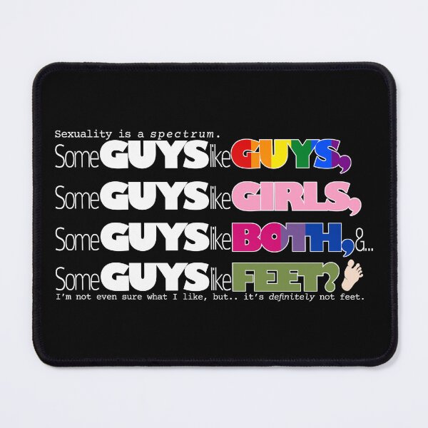 Item preview, Love, Victor - Some guys like... feet? (for dark backgrounds) designed and sold by The Shop @ Freaking Narnia.