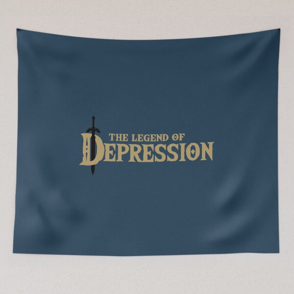 Item preview, Legend of Depression sword Parody designed and sold by everything4eva.
