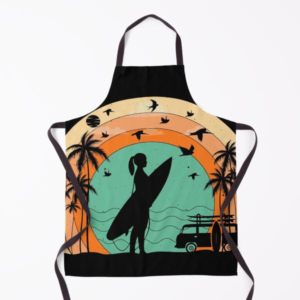 Item preview, Retro Sunset Surf Girl designed and sold by TJR-Production.