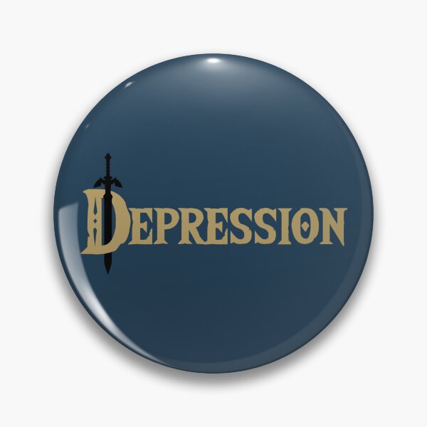 Item preview, Legend of Depression sword Parody designed and sold by everything4eva.