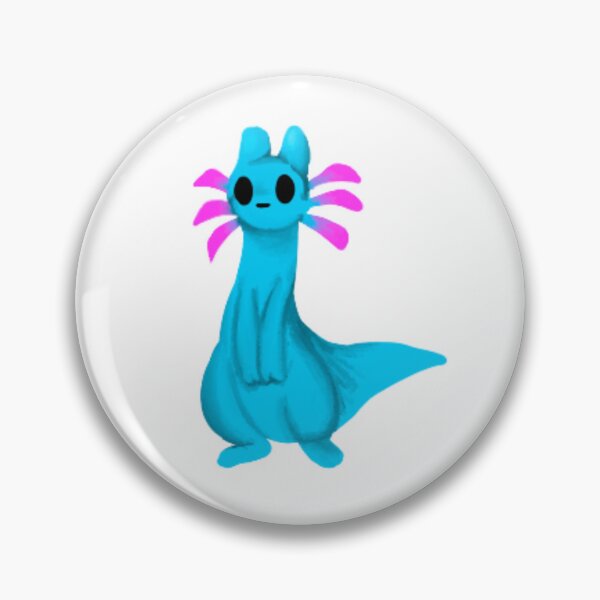 Item preview, Gamer Fan Art blue Cat Slug Rain World Downpour Video Game designed and sold by feralandfine.