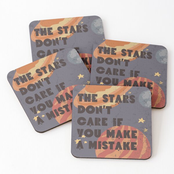 Item preview, The Stars Don't Care About Your Mistakes designed and sold by Pink Ribbon.