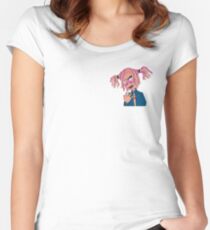 Lil Pump Cartoon Women's Fitted Scoop T-Shirt