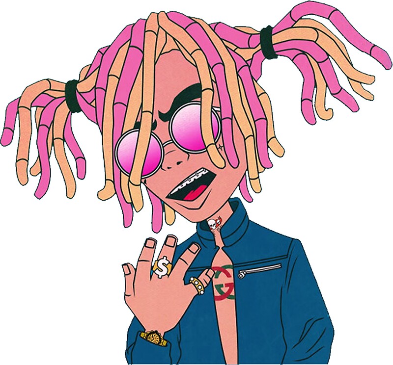 "Lil Pump Cartoon" Stickers by Tan Duzgoren | Redbubble