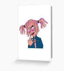 Tarjeta de felicitación Lil Pump Cartoon