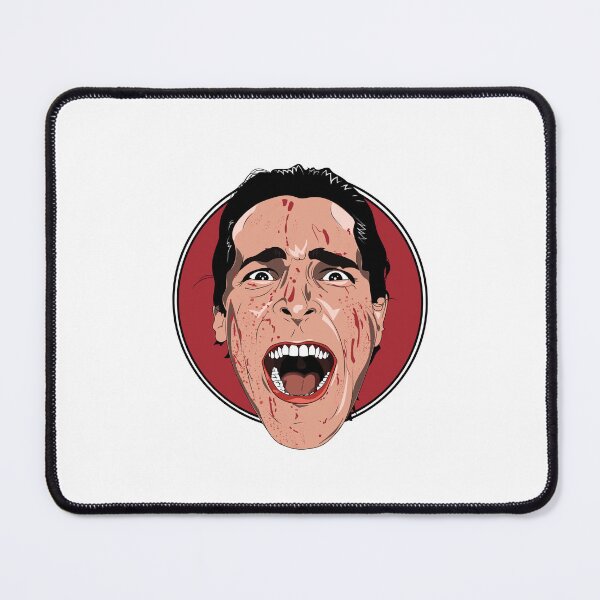 Item preview, American Psycho Bloody Face Cartoon designed and sold by zdburrage.
