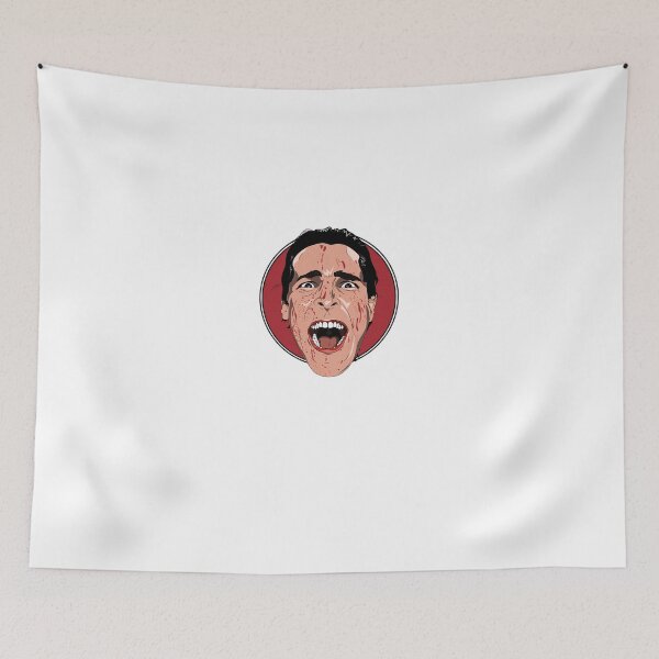 Item preview, American Psycho Bloody Face Cartoon designed and sold by zdburrage.