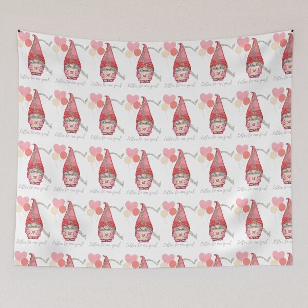Item preview, Gnome Red Heart Letter Valentine Clipart designed and sold by ASHSTYLE25.