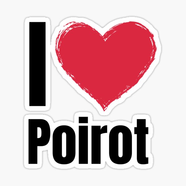 Item preview, I love Poirot designed and sold by cicihri.
