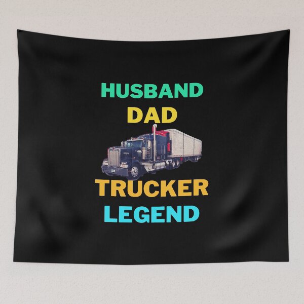 Item preview, Husband Dad Trucker Legend designed and sold by Echo Aesthetics.