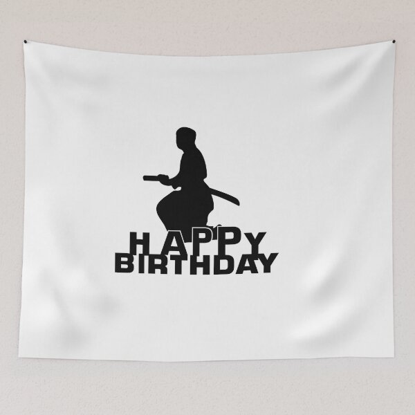 Item preview, Birthday T-Shirt, Happy Birthday T-shirt, samurai theme, Birthday Gift, Design for Man and Ladies ,Boy and Girl ,Classic T-Shirt Gift designed and sold by sixday 7day.