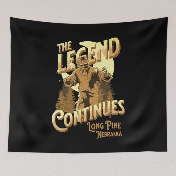 Item preview, LONG PINE NEBRASKA BIGFOOT THE LEGEND CONTINUES Fun Design designed and sold by ej-sulu.