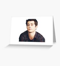 Dylan O'Brien is a puppy Greeting Card