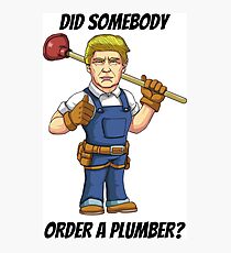 Plumber Photographic Print