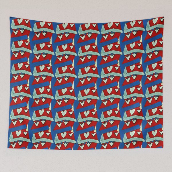 Item preview, Red White and Blue - Hearts and Arrows designed and sold by FloralZoo.