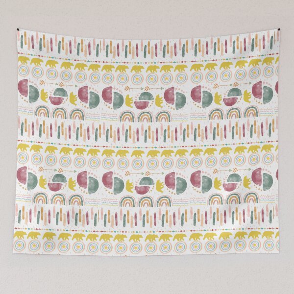 Item preview, Modern Bear Pattern designed and sold by LifeNonchalant.