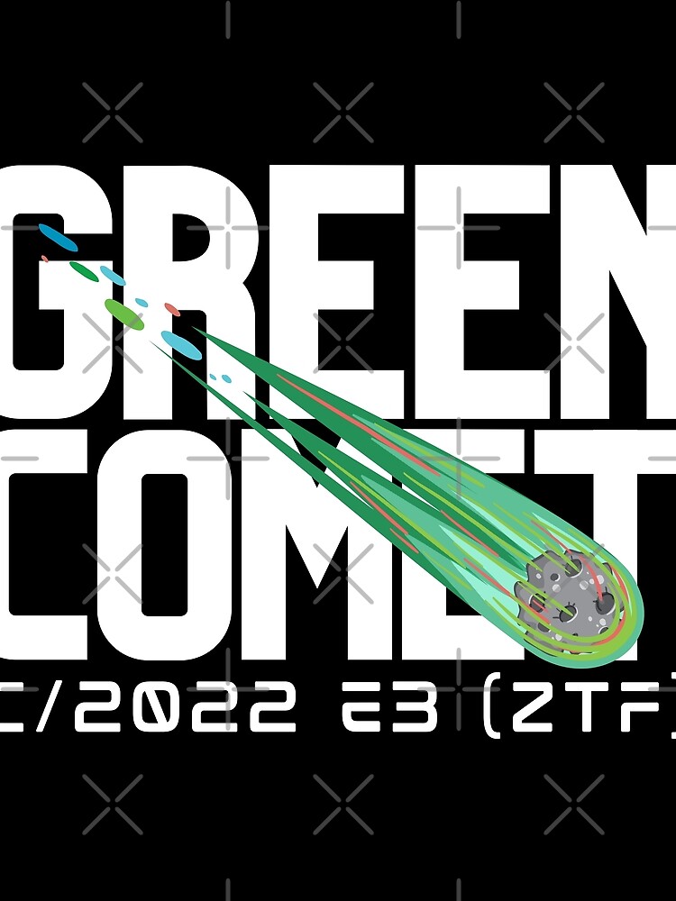 "Green Comet 2023 C/2022 E3 (ZTF) Neanderthal Comet" Scarf for Sale